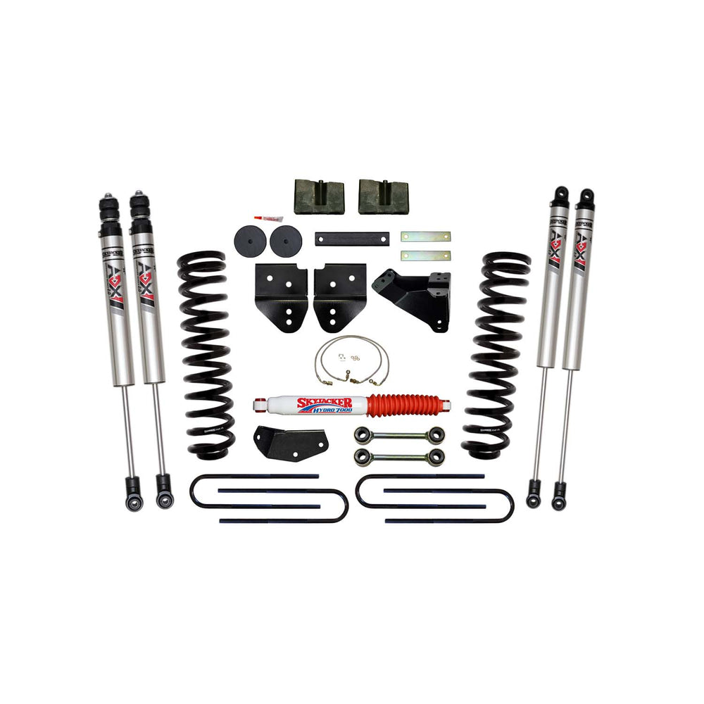 Skyjacker 4 in. Suspension Lift Kit With ADX M2.0 Aluminum Monotube Shocks. — Front — 2005-2018 Ford F-250 / F-350 Super Duty (F8451KH-XM)