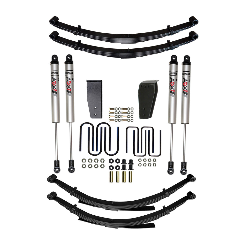 Skyjacker 6 in. Suspension Lift Kit With ADX M2.0 Aluminum Monotube Shocks. — 1973-1976 Ford F-100 & 1977-1996 Ford F-150 & 1977-1998 Ford F-250 and more (F860TKS-XM)