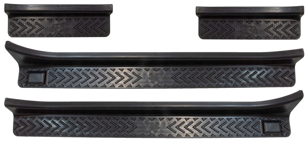 Kentrol/Fishbone Offroad 2018Cwrangler JL Entry Guards (4 Door) Black