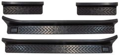 Kentrol/Fishbone Offroad 2018Cwrangler JL Entry Guards (4 Door) Black