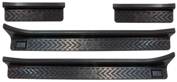 Kentrol/Fishbone Offroad 2018Cwrangler JL Entry Guards (4 Door) Black