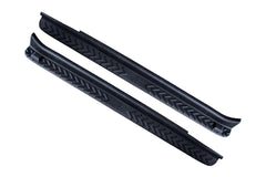 Kentrol/Fishbone Offroad 2007-2018 Wrangler 2 Door Tpc Plastic Offroad Door Entry Guards Matte Black Finish (Sold As Pair)