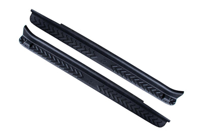 Kentrol/Fishbone Offroad 2007-2018 Wrangler 2 Door Tpc Plastic Offroad Door Entry Guards Matte Black Finish (Sold As Pair)