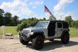 Kentrol/Fishbone Offroad 201818 Wrangler Fishbone Foot Peg Set Jl 2018C Black Powder Coated Steel