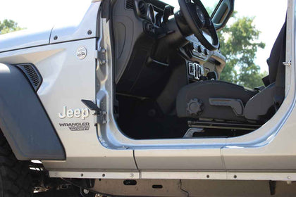 Kentrol/Fishbone Offroad 201818 Wrangler Fishbone Foot Peg Set Jl 2018C Black Powder Coated Steel