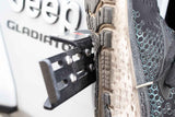 Kentrol/Fishbone Offroad 2007+ Jeep Wrangler Foot Peg Set Black Powder