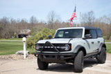 Kentrol/Fishbone Offroad 2021+ Bronco Offroad Steel 2In Stinger Bar (Fits Factory Bumper) Black Matte Finish