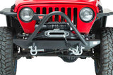 Kentrol/Fishbone Offroad 1997-2006 Tj Front Bumper With Stinger Black Powder Coated