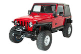 Kentrol/Fishbone Offroad 1997-2006 Tj Winch Plate Steel Textured Black Powder Coat Tj