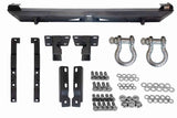 Kentrol/Fishbone Offroad 1987-2001 Cherokee Bullhead Rear Bumper With 2In Receiver And Drings Black Textured Powder Coat Steel