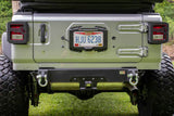 Kentrol/Fishbone Offroad 2018+ Wrangler Rear Bumper Delete Black Powder Coat Steel