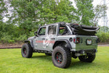 Kentrol/Fishbone Offroad 2018+ Wrangler Rear Bumper Delete Black Powder Coat Steel