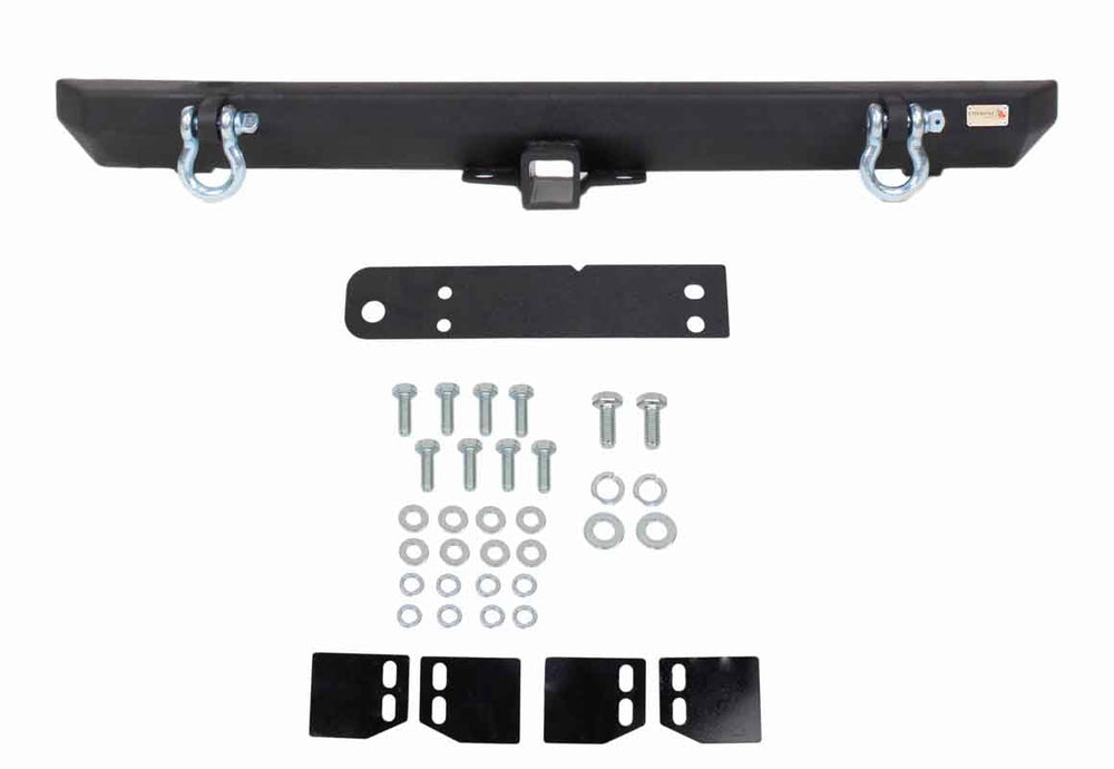 Fishbone Offroad Rear Bumper — 1987-1995 Jeep Wrangler YJ (FB22217)