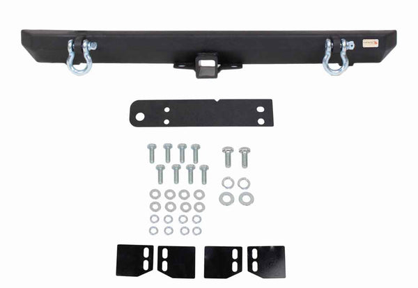 Fishbone Offroad Rear Bumper — 1987-1995 Jeep Wrangler YJ (FB22217)
