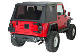 Kentrol/Fishbone Offroad 1987-2006 Wrangler Rear Bumper With 2In Receiver Black Textured 2 Stage Powder Coat Steel
