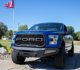 Kentrol/Fishbone Offroad 2015-2017 F150 Pelican Front Winch Bumper Black Powder Coat 3/16 Steel