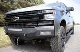 Kentrol/Fishbone Offroad 2019-2021 Silverado 1500 Rockfish Winch Bumper 2Stage Black Textured Powder Coat 1/8In Steel