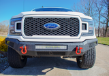 Kentrol/Fishbone Offroad 2018-2020 F150 (Excl.Ecoboost) Pelican Front Bumper 2Stage Black Textured Powder Coat 1/8In Steel