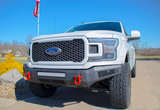 Kentrol/Fishbone Offroad 2018-2020 F150 (Excl.Ecoboost) Pelican Front Bumper 2Stage Black Textured Powder Coat 1/8In Steel