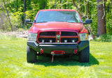 Kentrol/Fishbone Offroad 2013+ Ram 1500 Classic Front Bumper Black Textured 2Stage Powder Coat 1/8In Steel