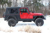 Kentrol/Fishbone Offroad 1997-2006 Wrangler Rear Tube Fenders Black Textured Powder Coat Steel