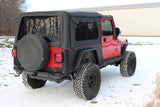 Kentrol/Fishbone Offroad 1997-2006 Wrangler Rear Tube Fenders Black Textured Powder Coat Steel