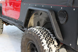 Kentrol/Fishbone Offroad 1997-2006 Wrangler Rear Tube Fenders Black Textured Powder Coat Steel