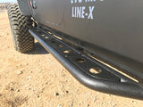 Kentrol/Fishbone Offroad 2007-2018 Wrangler Unlimited Step Slider 2Stage Black Textured Powder Coat