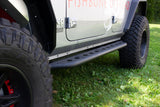 Kentrol/Fishbone Offroad 201819 Wrangler Jl Step Slider (4 Door) Black Powder Coat