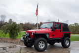 Kentrol/Fishbone Offroad 1997-2006 Wrangler Front Steel Tube Fenders Black Textured Powder Coat
