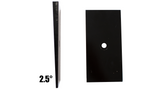 Kentrol/Fishbone Offroad Pair Of 2.5 4 6 And 8 Degree Leaf Spring Shim Black Powder Coat Steel