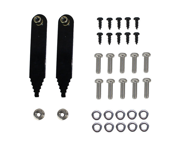 Kentrol/Fishbone Offroad 2007-2018 Wrangler Aluminum Inner Fenders Black Powder Coat