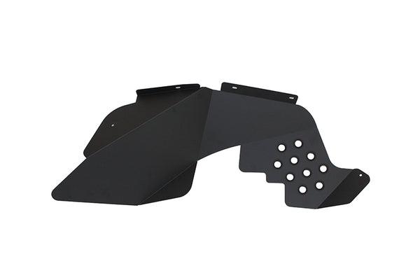 Kentrol/Fishbone Offroad 2007-2018 Wrangler Unlimited Aluminum Inner Front Fenders Black Powder Coat Aluminum