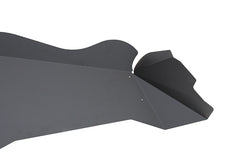 Kentrol/Fishbone Offroad 2007-2018 Wrangler Unlimited Aluminum Inner Rear Fenders Black Powder Coat Aluminum