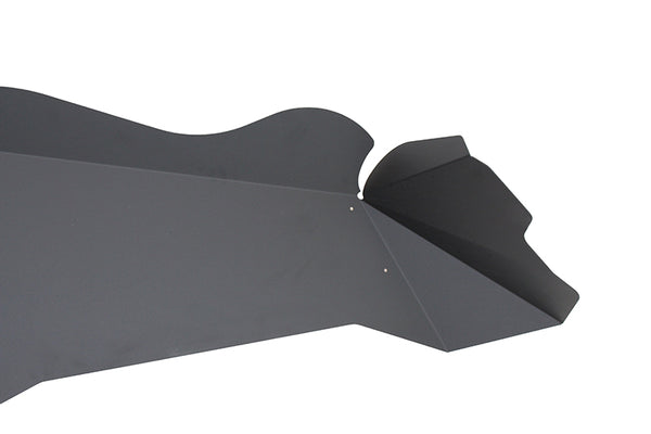 Kentrol/Fishbone Offroad 2007-2018 Wrangler Unlimited Aluminum Inner Rear Fenders Black Powder Coat Aluminum