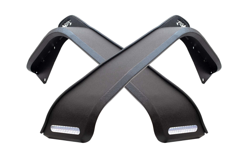 Kentrol/Fishbone Offroad 2018+ Wrangler/2020+ Gladiator Aluminum Elite Front Fenders Black Textured