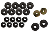 Kentrol/Fishbone Offroad 2008-2016 F250 Sd Body Mount Bushings Black In Polyurethane