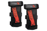 Kentrol/Fishbone Offroad Red Paracord Grab Handles With Three Straps (Pair)