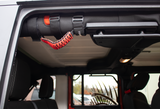 Kentrol/Fishbone Offroad Red Paracord Grab Handles With Three Straps (Pair)