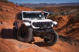 DV8 Offroad 2018+ Wrangler/Gladiator Fs25 Stubby Front Bumper with Plated Bull Bar