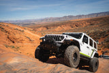DV8 Offroad 2018+ Wrangler/Gladiator Fs25 Stubby Front Bumper with Plated Bull Bar