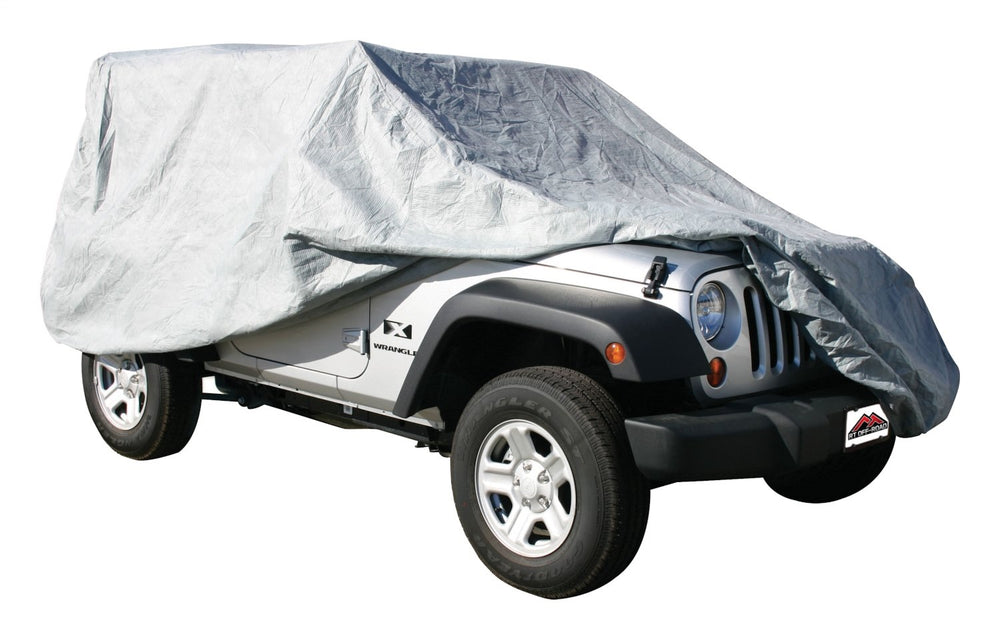 RT Offroad Gray 3 Layer Full Car Cover for Jeep JK Wrangler 4DR and BU Renegade