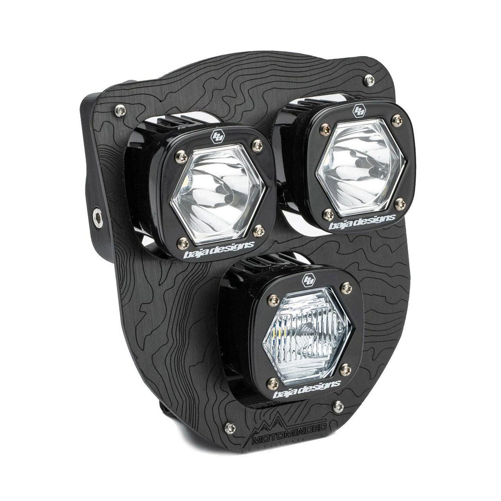 Baja Designs Husqvarna Triple S1 "Hydra" (D/C) LED Headlight Kit - 2024-2026 Husqvarna FE, TE