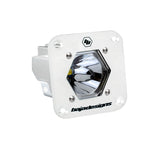 S1 White Flush Mount LED Light Pod (Spot; Clear)