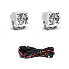 Baja Designs S1 White LED Light Pod Pair (Wide Cornering; Clear)