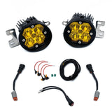 Toyota Tacoma (12-23), Tundra (14-21), 4Runner 10-24), Fog Pocket Kit, Squadron Sport 2.0, Baja Amber, WC