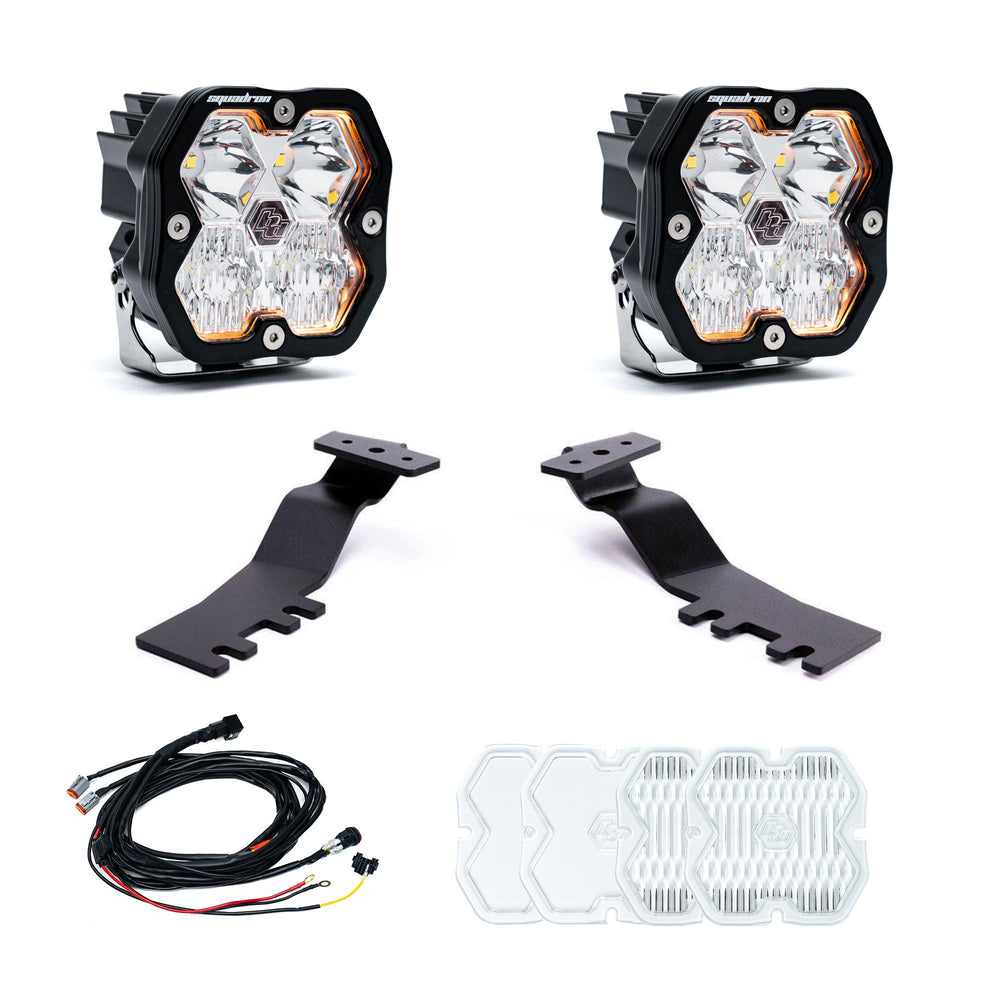Baja Designs 2025-26 Toyota 4Runner, A-Pillar Kit, Squadron Sport 2.0, Clear, DC