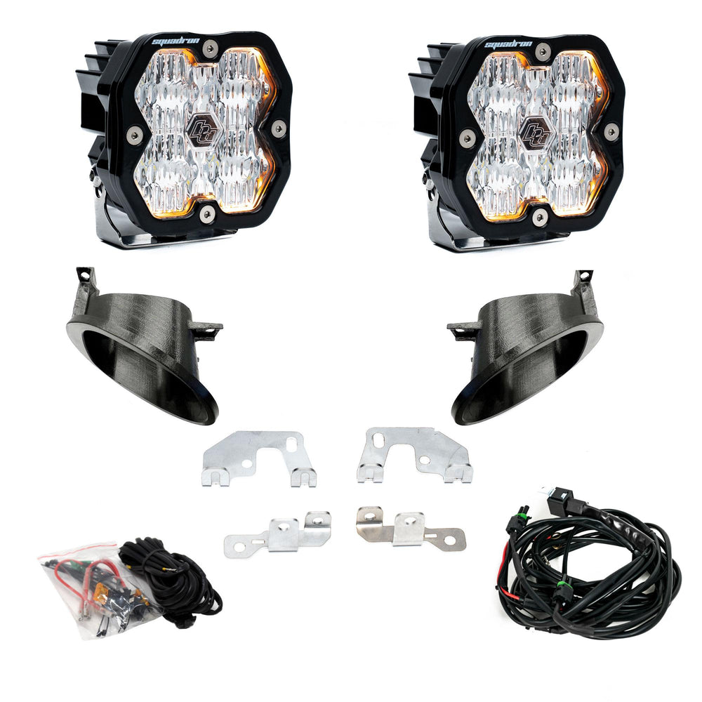 Baja Designs 14-18 2500 Mercedes Sprinter Van, 14-18 3500, Fog Pocket Kit, Squadron Sport 2.0, Clear, WC