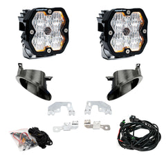 Baja Designs 14-18 2500 Mercedes Sprinter Van, 14-18 3500, Fog Pocket Kit, Squadron Sport 2.0, Clear, WC
