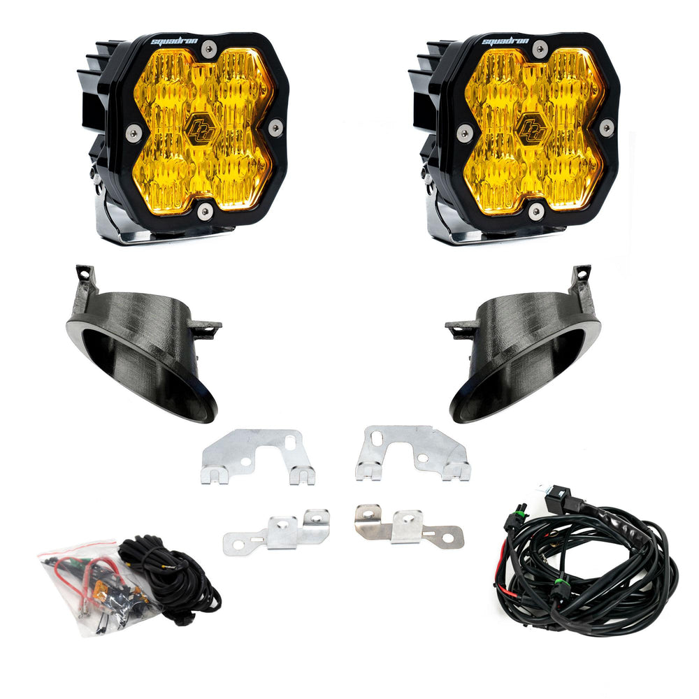 14-18 2500 Mercedes Sprinter Van, 14-18 3500, Fog Pocket Kit, Squadron Sport 2.0, Baja Amber, WC